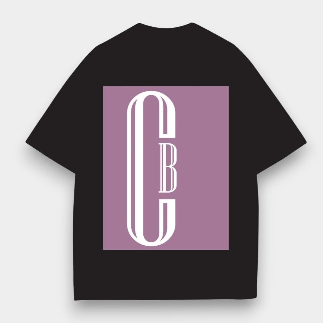 Camiseta Negra & Morada